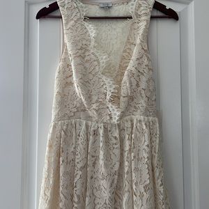 Off white lace dress